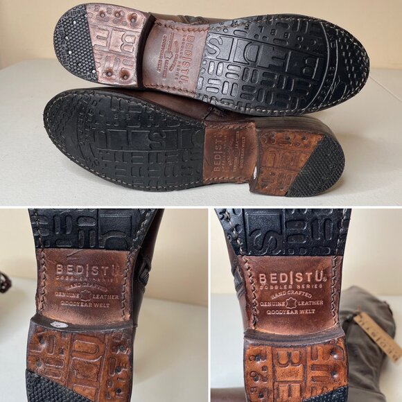 BED STU Manchester Distressed Leather Riding Boots BEDSTU Size 8 - Picture 13 of 16